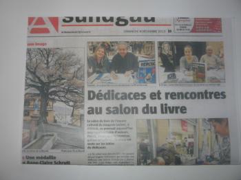première page de l'Alsace